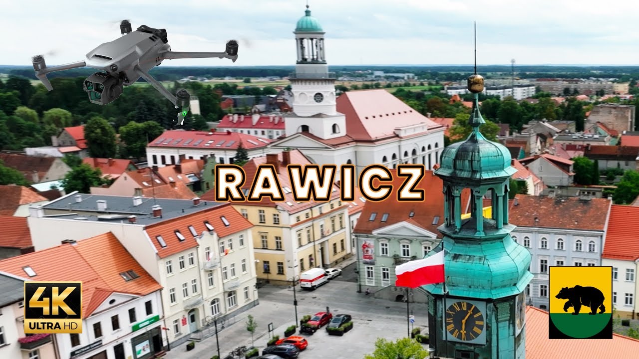 Nazwa pochodzi od herbu Rawicz właściciela miasta #rawicz |  4K Video PL @sopthedrone