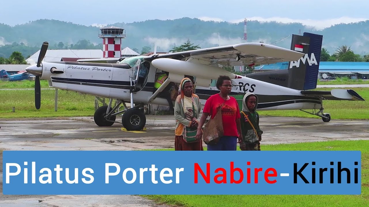 Sensasi Naik Pesawat Pilatus Porter Nabire-Kirihi