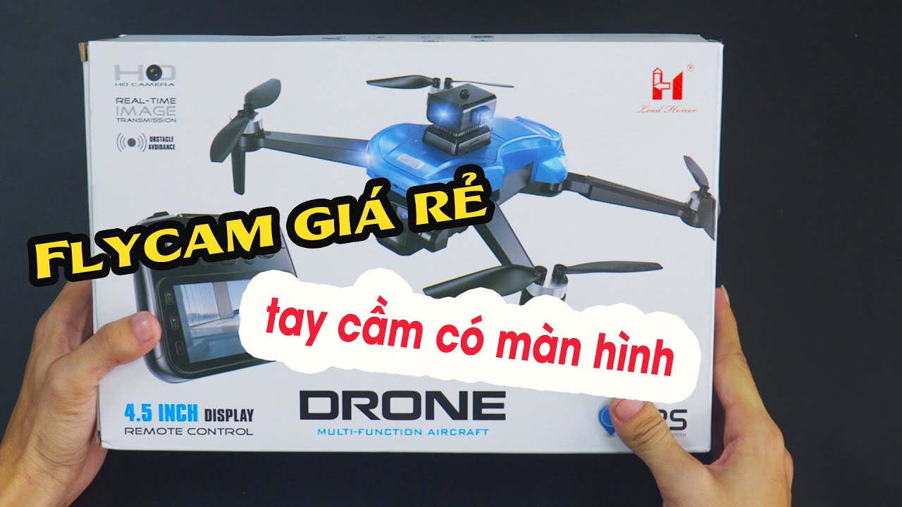 Hướng dẫn bay chi tiết flycam giá rẻ  ZD102S. Tay điều khiển có màn hình - JOLAVN