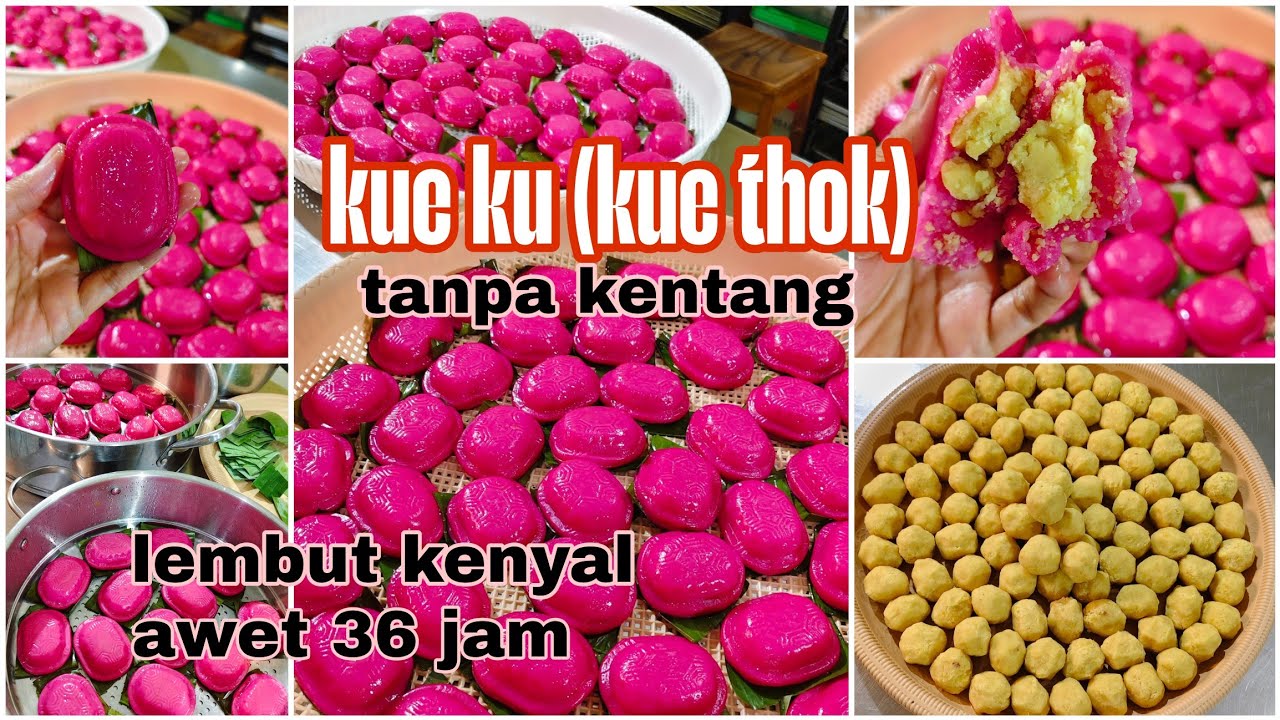 Kueku (kue thok) tanpa kentang,💯% lembut kenyal meskipun sudah dingin berjam2,awet 36 jam tidak basi