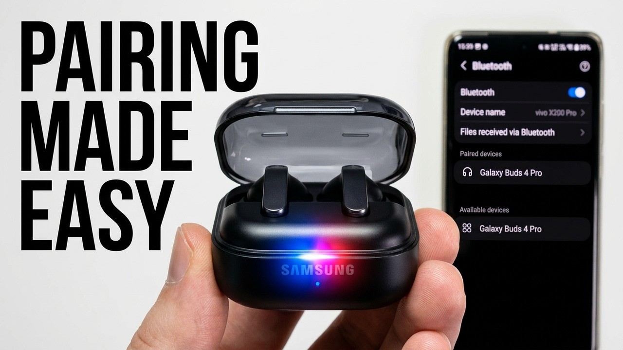 Galaxy Buds 4 Pro: Как включить сопряжение