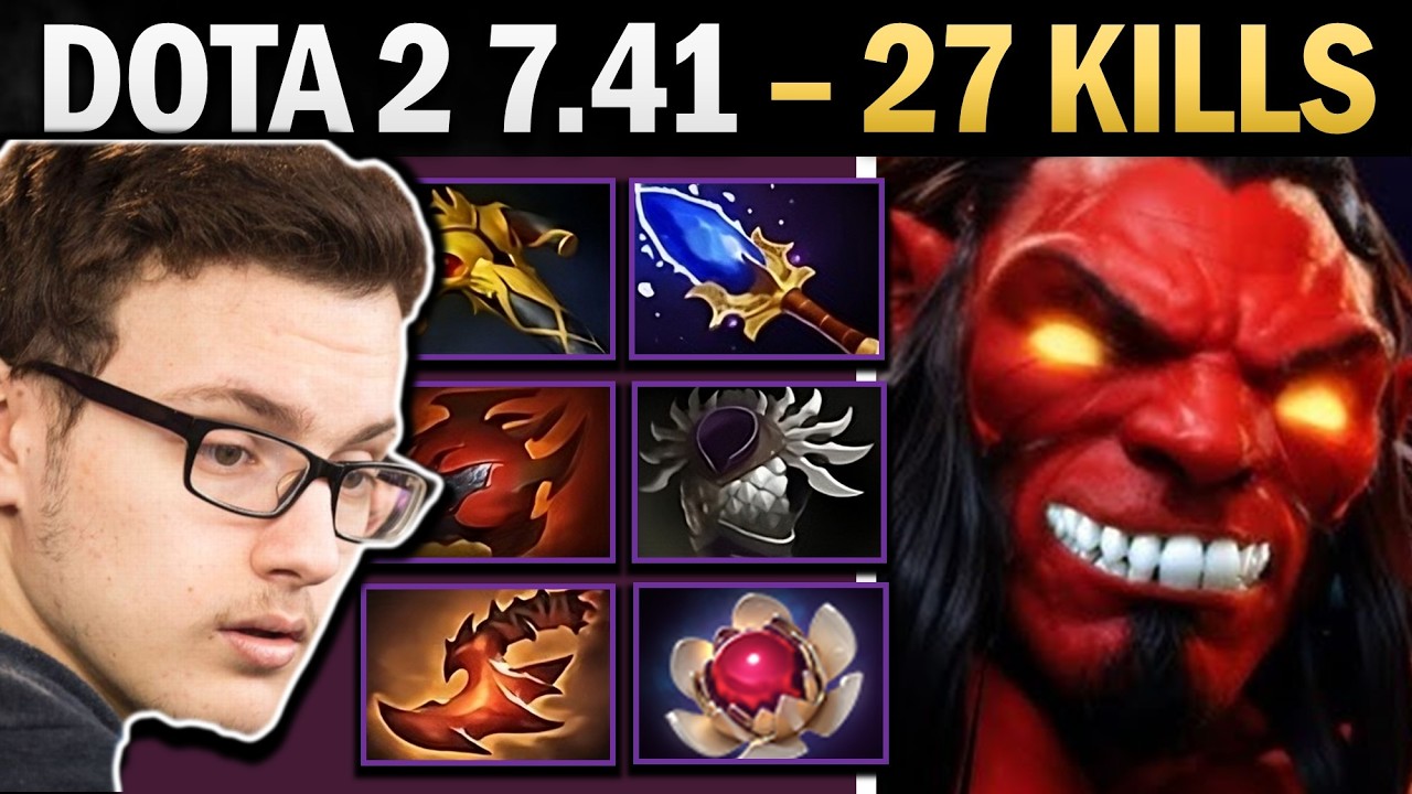 Axe with Aghanims and Lotus Orb - Dota 7.41