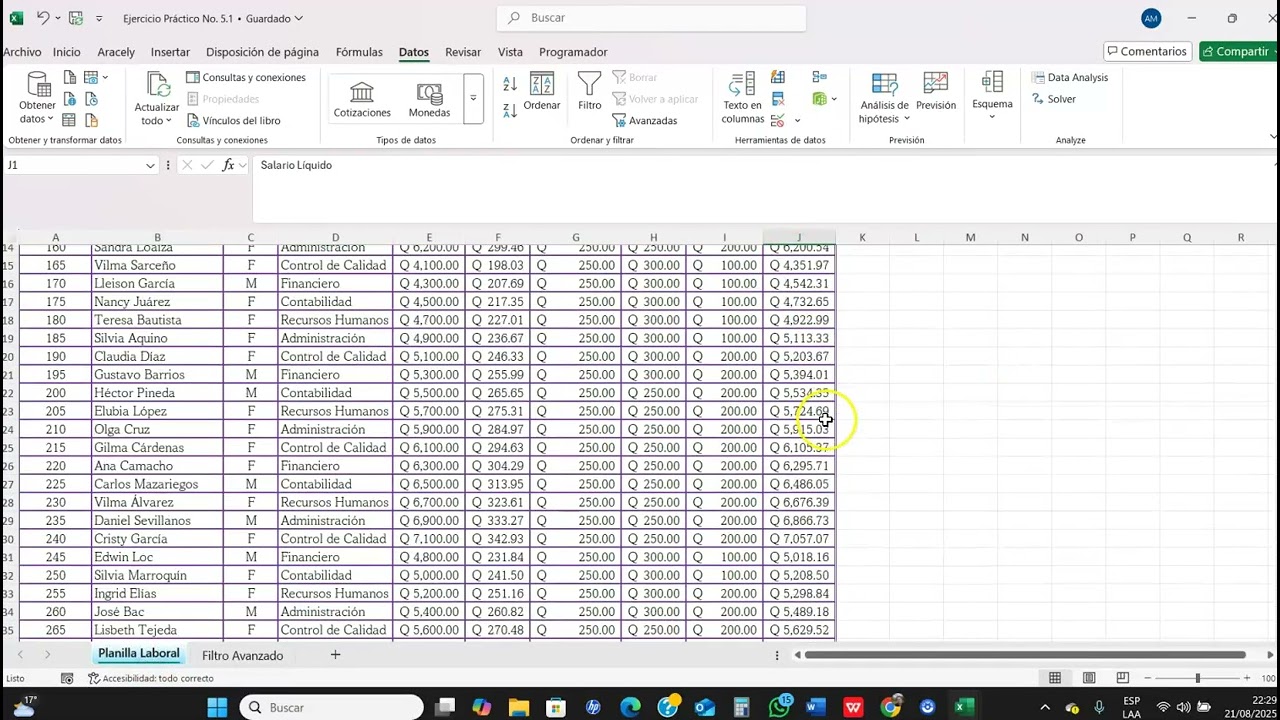Clase 5 de Excel Básico (Copias idénticas para un libro nuevo y Filtros Avanzados y Macros)