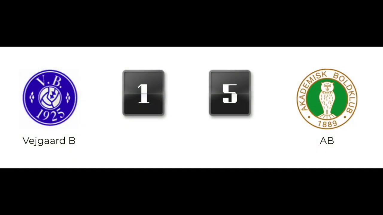 2. Div. Vest: Vejgaard B - AB, 1-5 (Highlights)