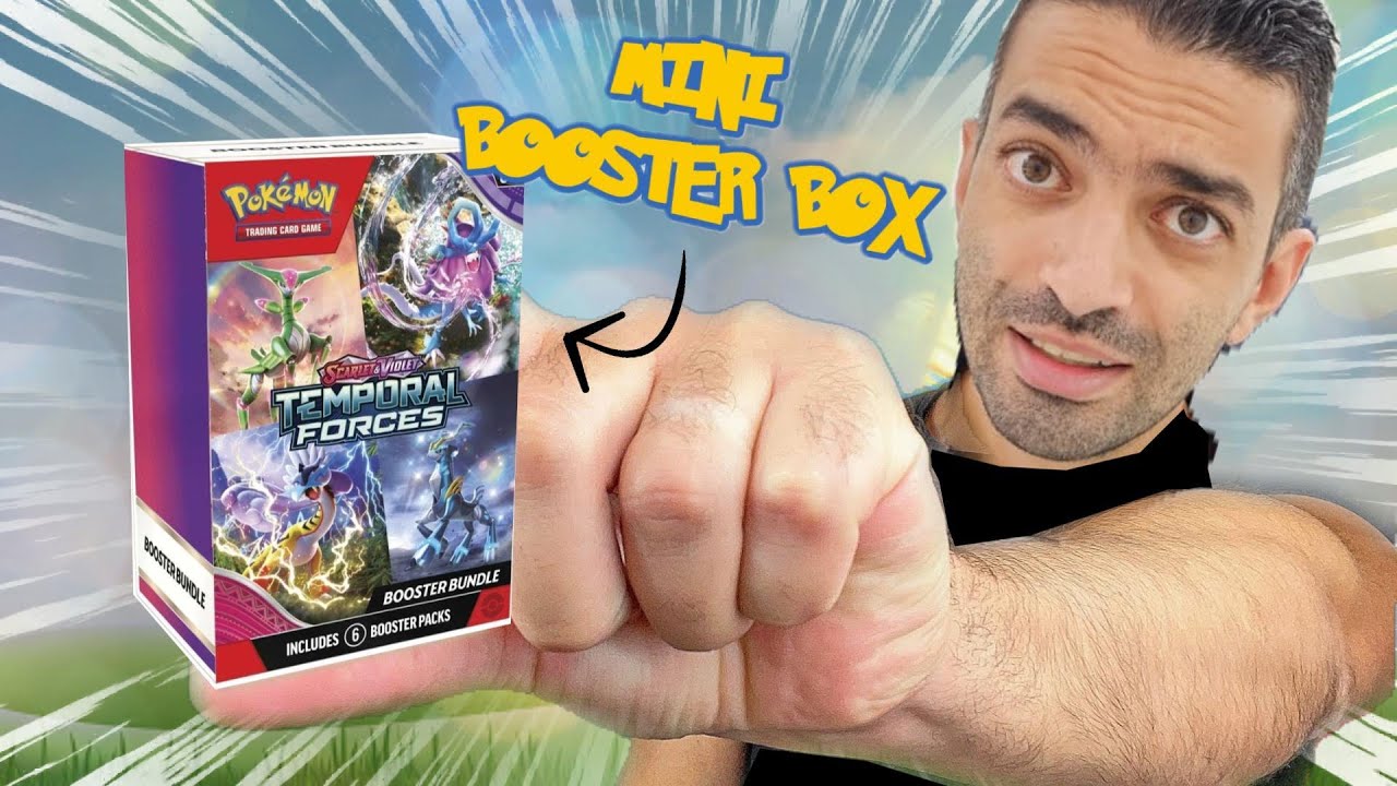 ABRI Los NUEVOS MINI BOOSTER BOX de TEMPORAL FORCES de POKEMON.. MAS DE 30 SOBRES!