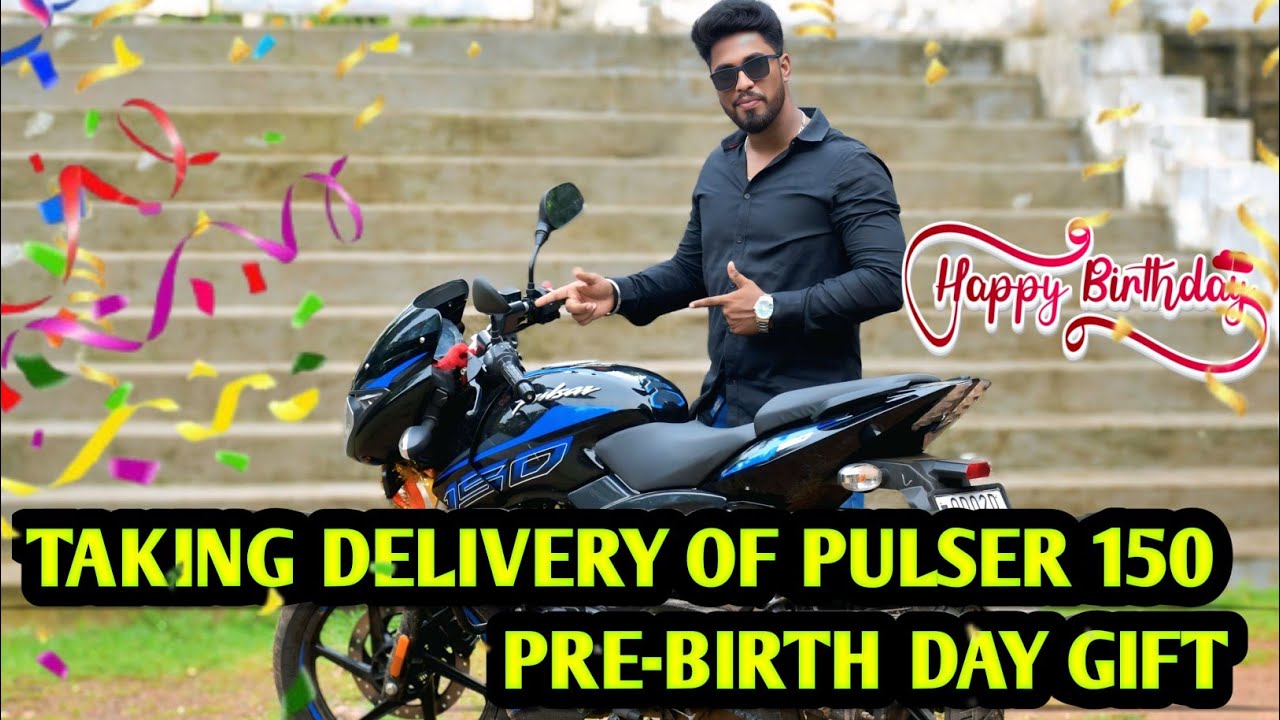 Bajaj Pulser 150 Twin Disc // Taking delivery of Pulser 150 // Dream finally fulfilled 