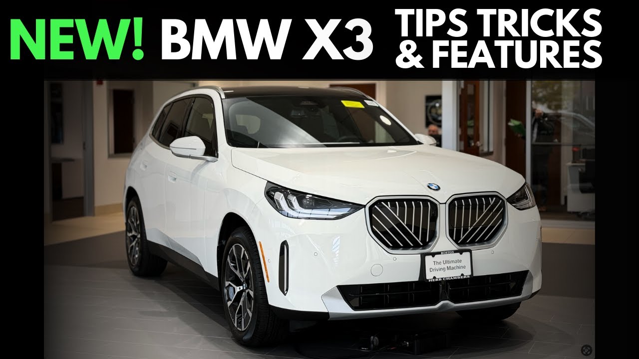 Here's EVERY BUTTON In The Brand NEW BMW X3! Tips, Tricks, Tutorial