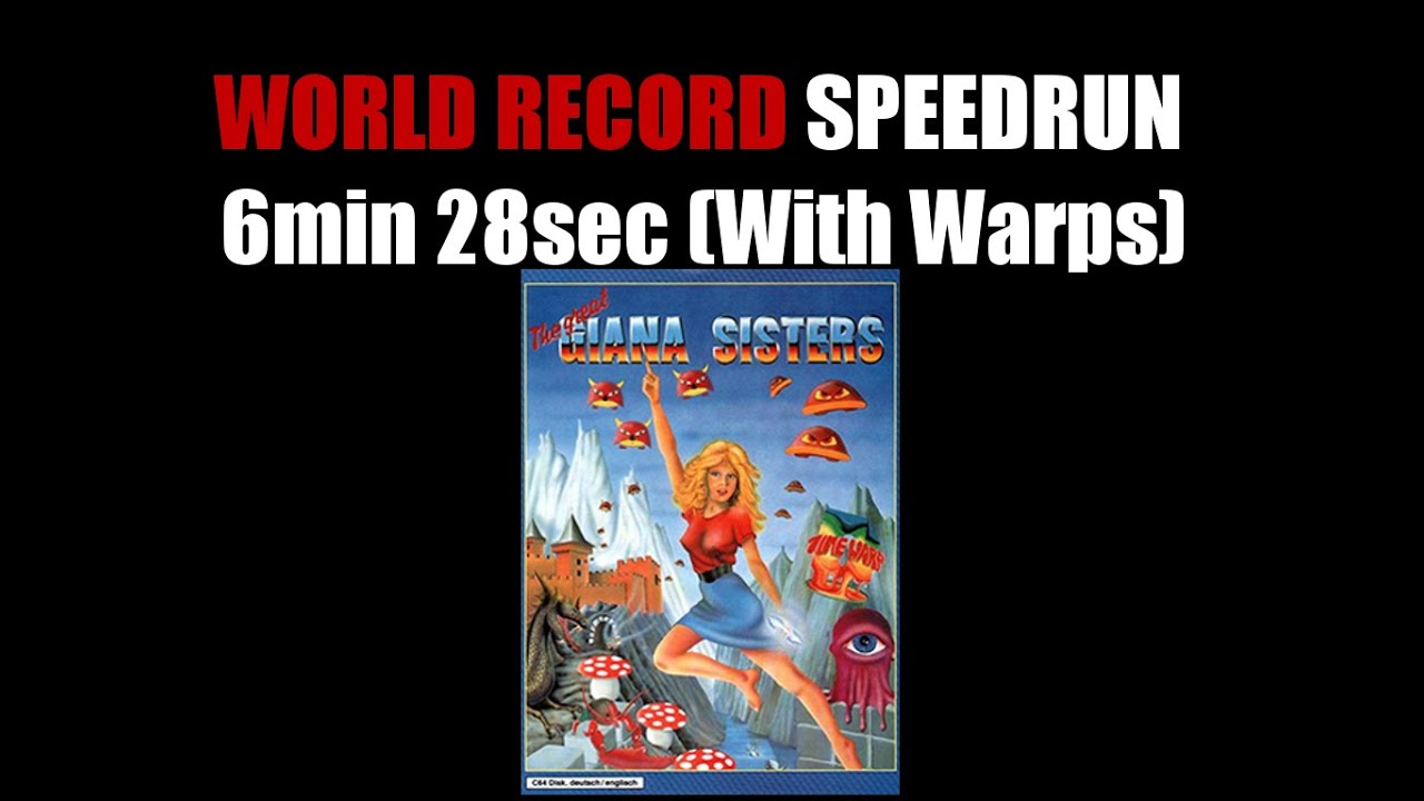 The Great Giana Sisters (Amiga) Speedrun [Former WR] in 6min28sec (With Warps)