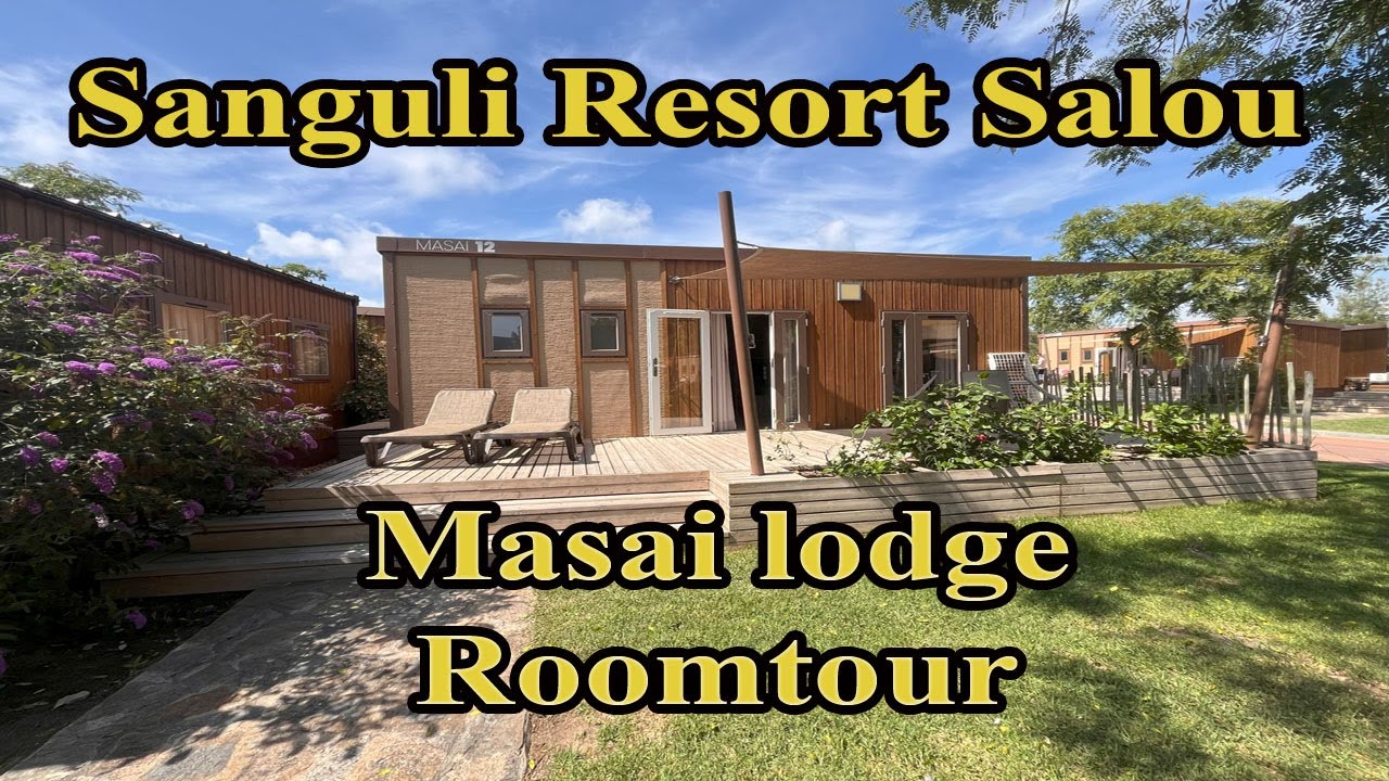 Sanguli Resort │ Salou │ Roomtour | Masai Lodge 4 persoons  │4K │ 2024