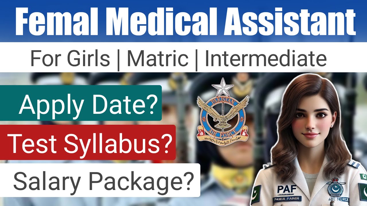 Join PAF As Female Medical Assistant | FMA Jobs
