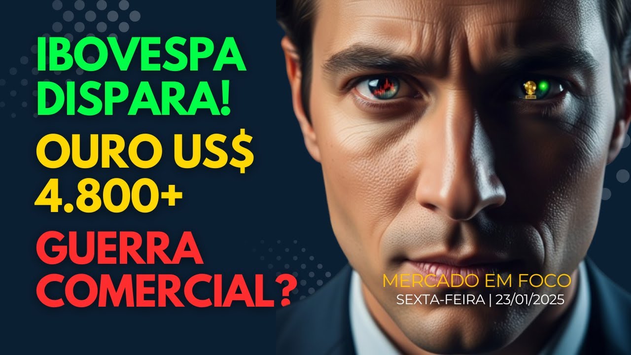 ⚠️ ALERTA MÁXIMO: Ouro BATE RECORDE com Guerra EUA x Europa? IBOVESPA IGNORA e DISPARA