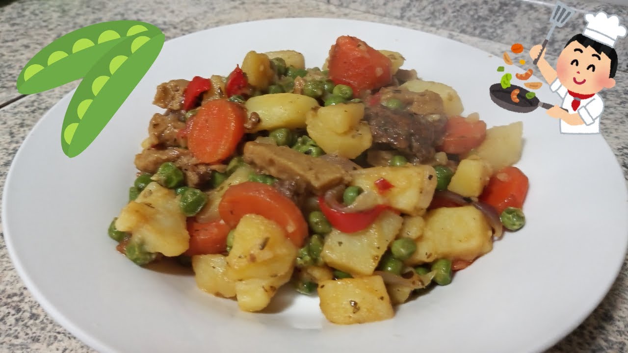 Guiso de Seitán arvejado