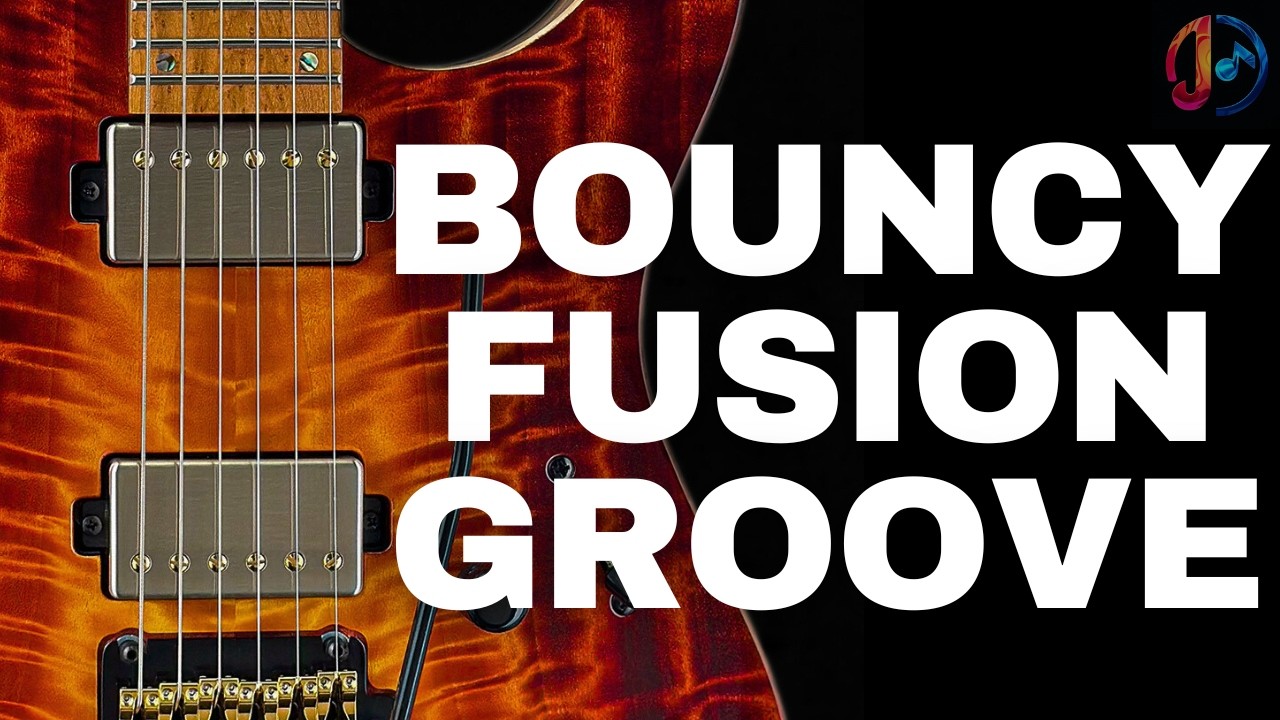Bouncy Fusion Groove Guitar Backing Track In E Minor