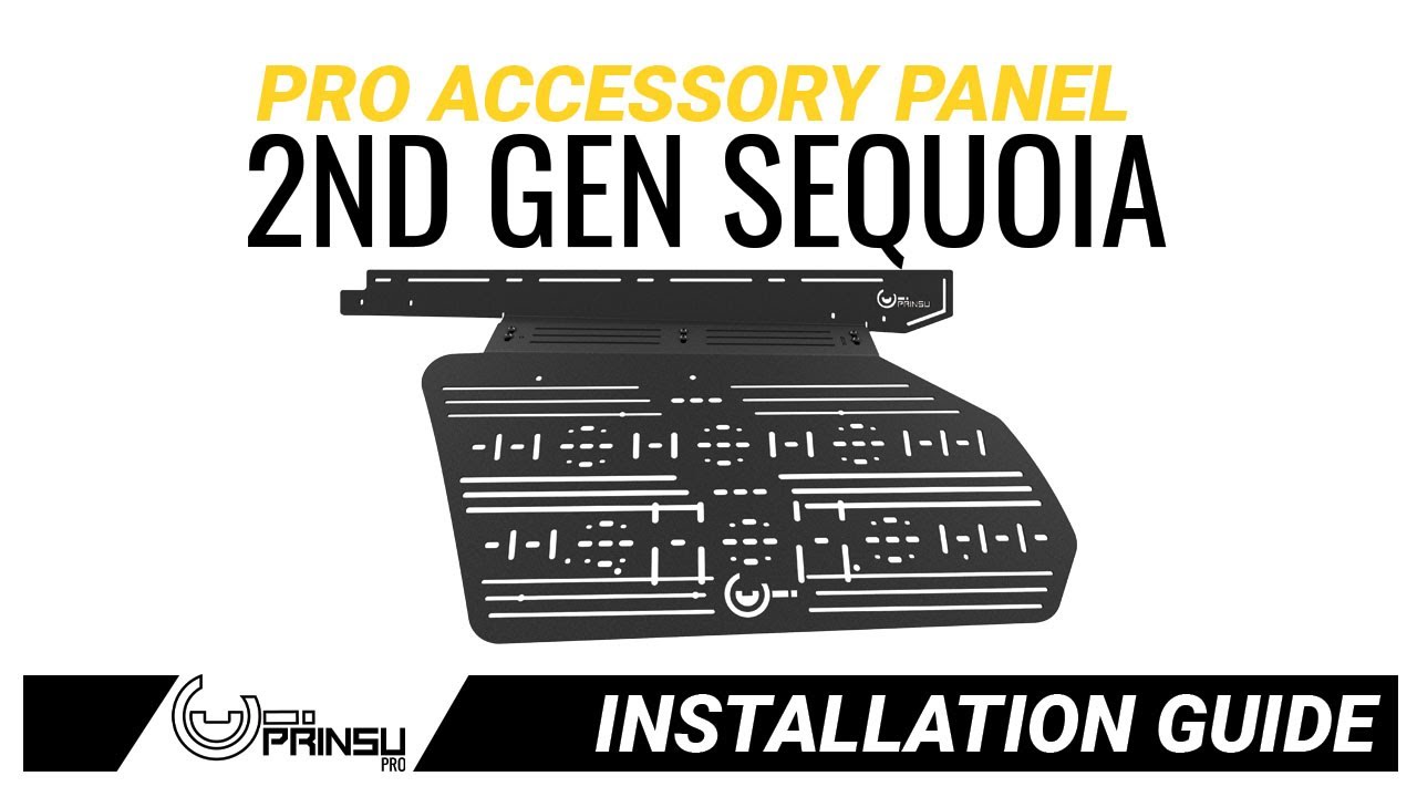 2nd Gen Sequoia Prinsu Rear Window Accessory Pro Panel