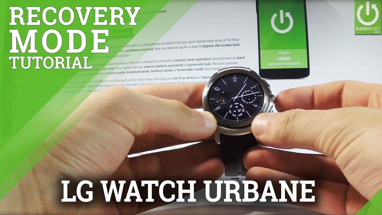 LG Watch Urbane 2 RECOVERY MODE / Enter & Quit Recovery