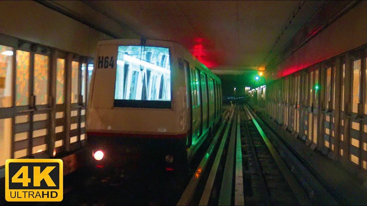 [4K Lille] Time-lapse Métro 2 : Lomme St Philibert / CH Dron