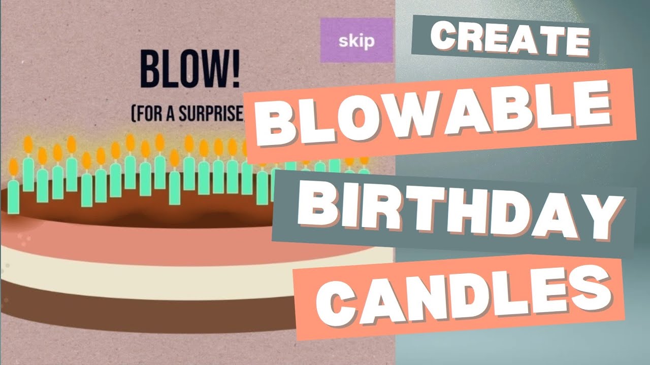 How to Make a Birthday Cake with Blowable Candles Using KIMI AI