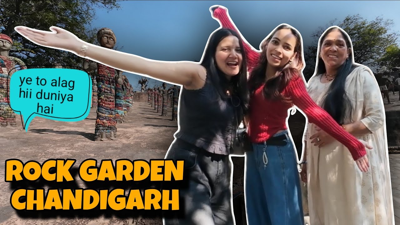 Rock garden chandigarh 😍