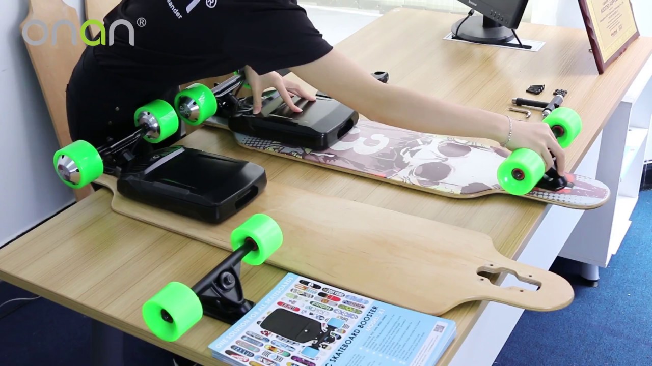 The World's First Modular Four Wheel Drive Electric Longboard Device