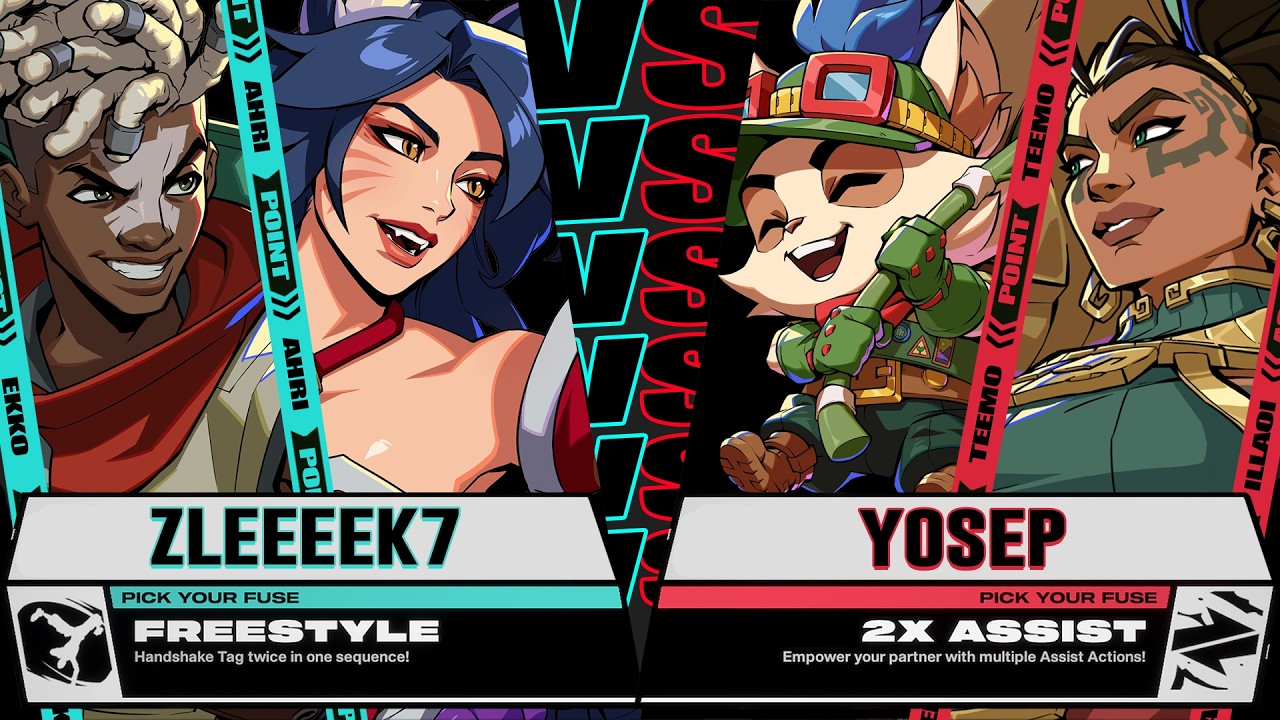 Zleeeek7 (Ahri / Ekko) vs Yosep (Teemo / Illaoi) - 2XKO