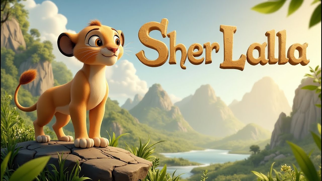 शेर लल्ला | Lion Song Hindi | Jungle Animal Poem | Nursery Rhyme for Kids