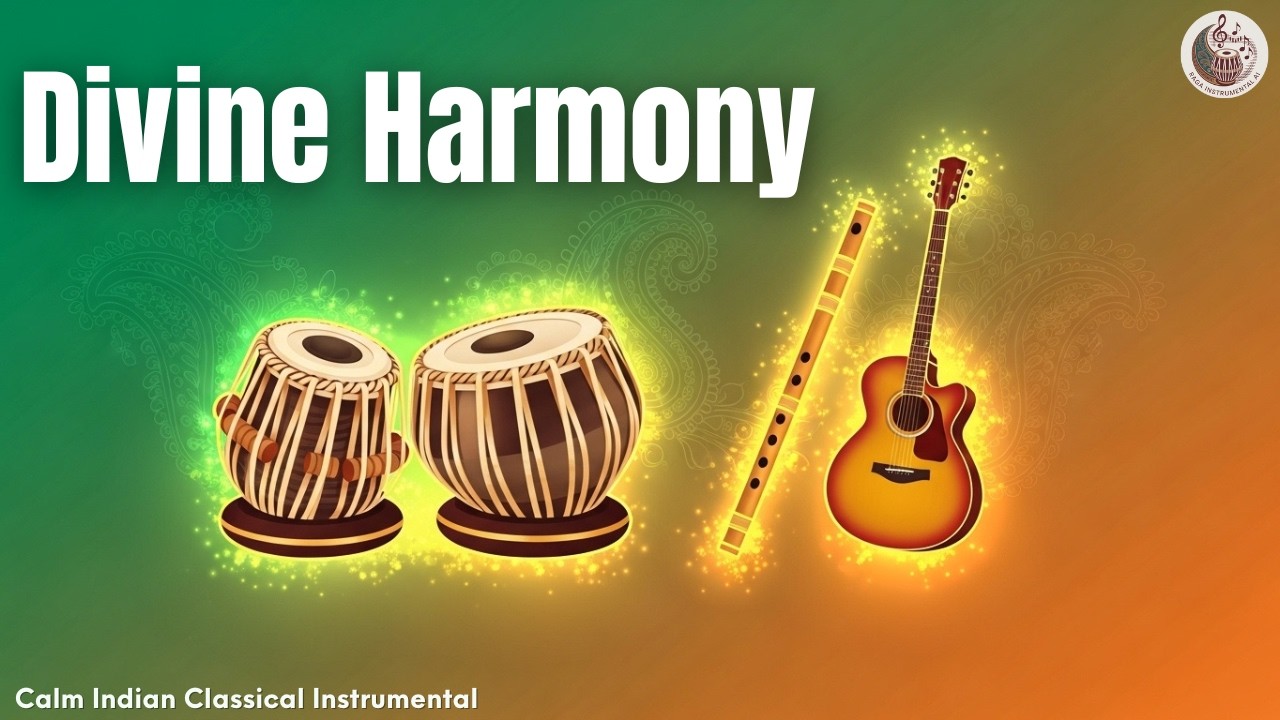Divine Harmony | Indian Classical Fusion with Bansuri & Tabla | Indian Classical Instrumental Music