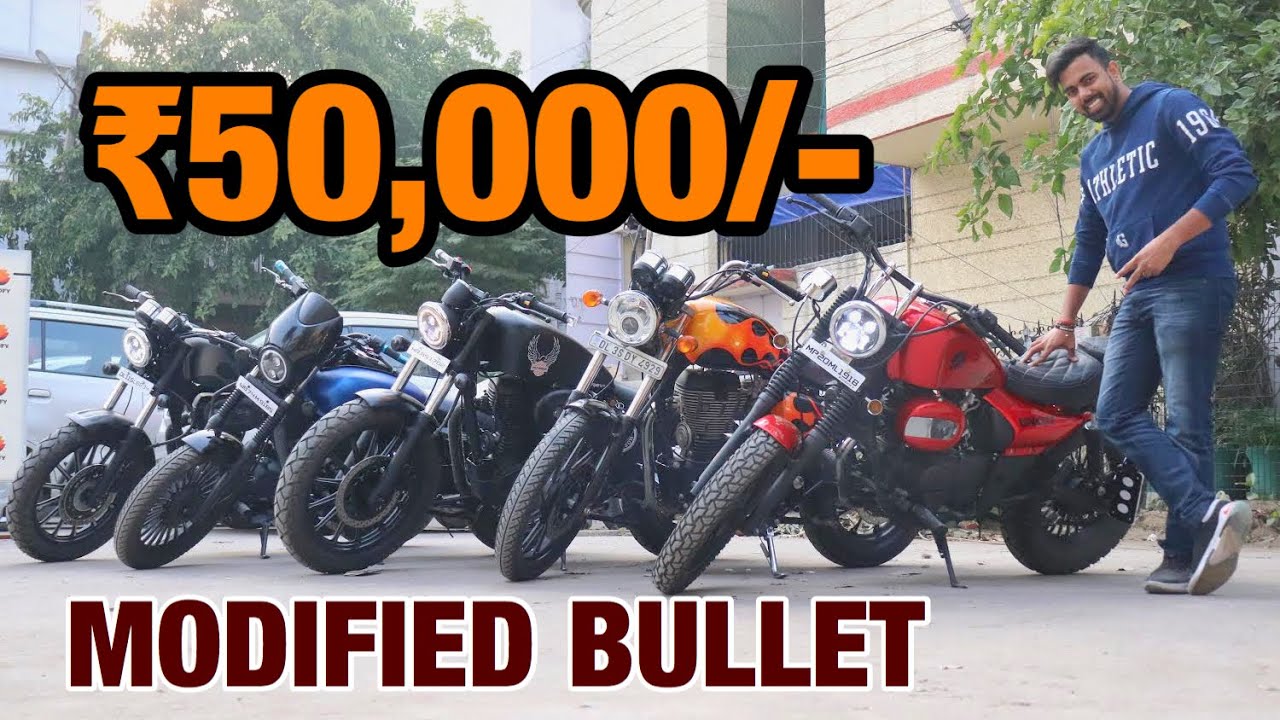 MODIFIED BULLET BIKES Starting from ₹50,000 Only | RIDEOFY | Bullet Modification in Delhi