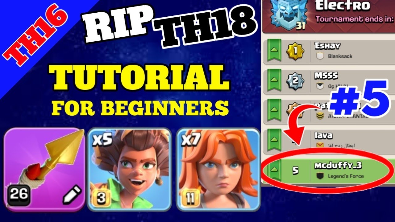 2026 E31 Th16 Vs Th18 After Update: Steps How To Destroy Higher Bases (Clash Of Clans)