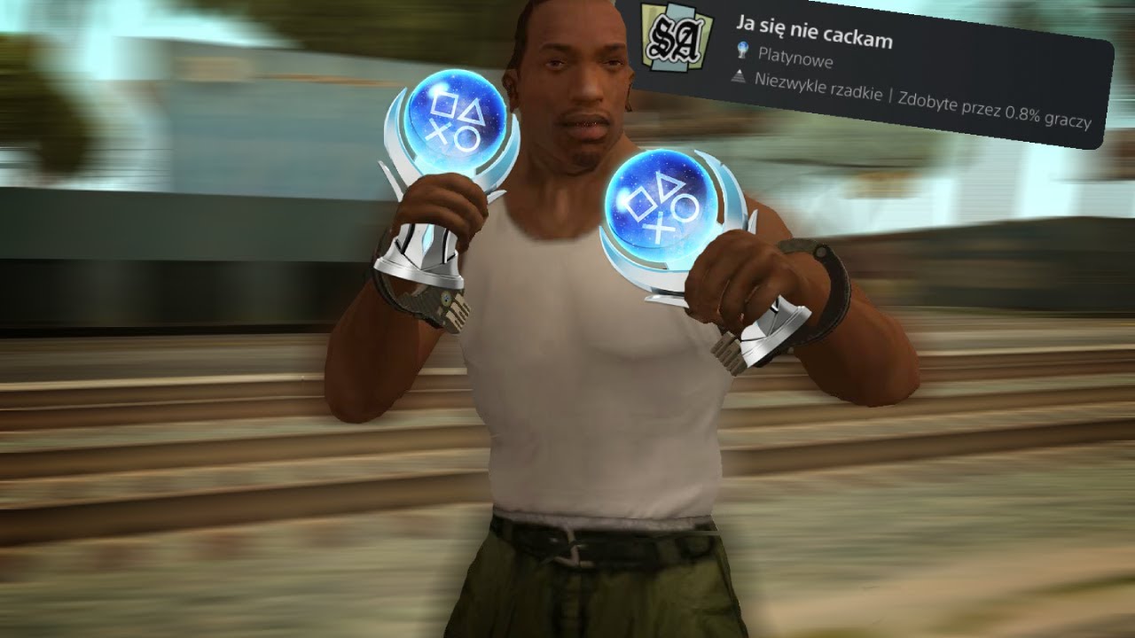 Platynowe trofeum w GTA San Andreas jest zdecydowanie CIĘŻKIE...
