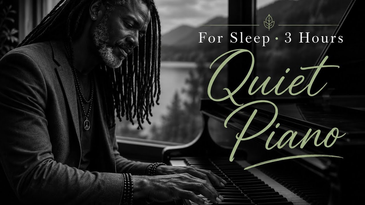 Quiet Night Piano for Sleep · 3 Hours | Calm Late Night Piano (No Noise)