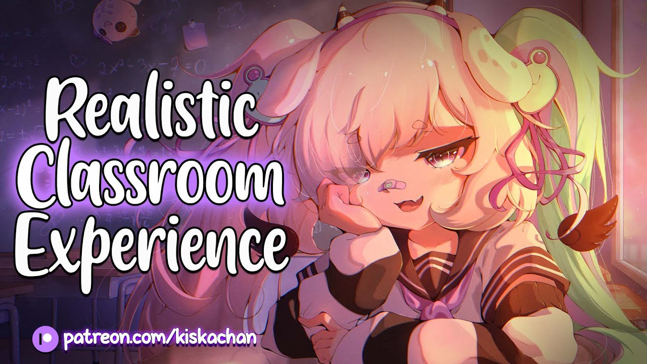 【ASMR】Кокетливая одноклассница общается с тобой✏️Классная ролевая игра | (F4A, звуки покоя, тихая...