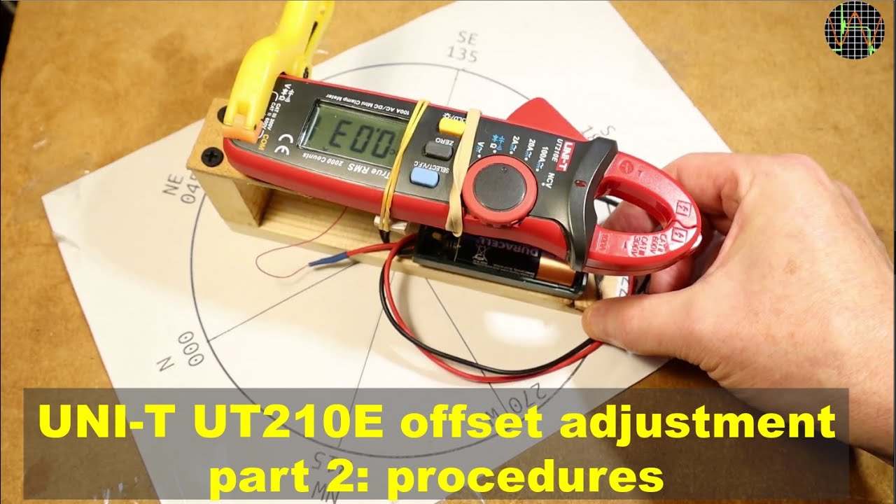 UNI-T UT210E offset adjustment part 2: Procedures