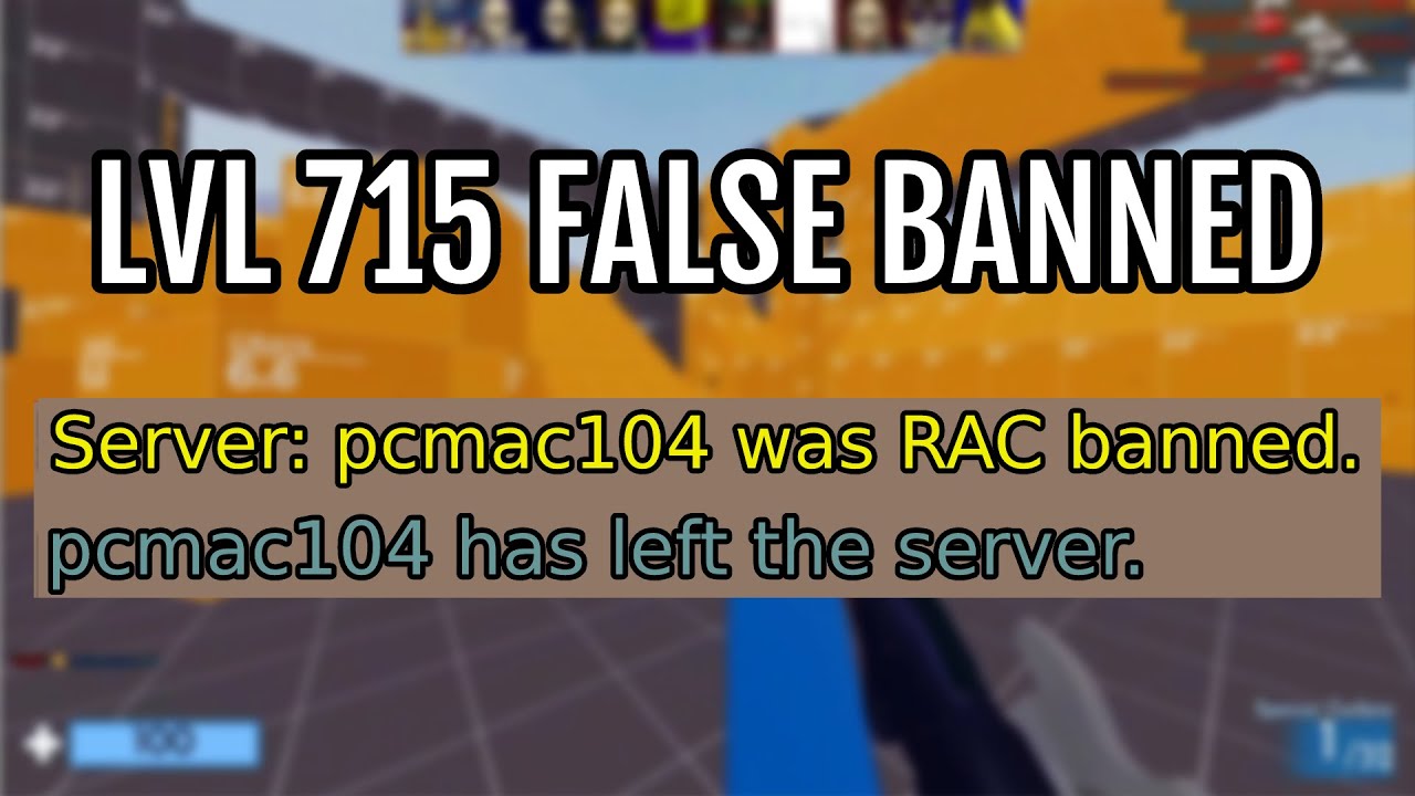 Уровень 700 был ложно забанен.. (Roblox Arsenal)