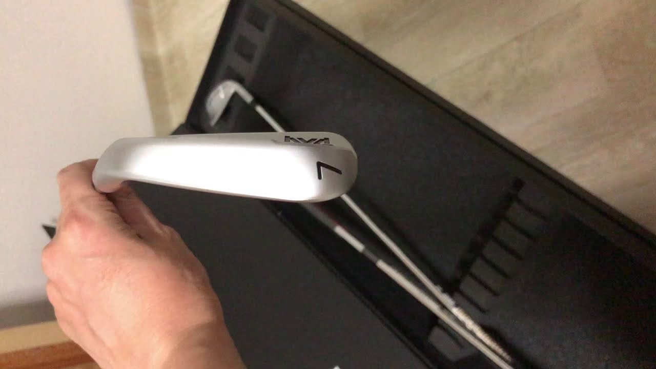 아이언 연습 (training for golf iron swing), PXG 0311ST 7번 아이언 (7iron)