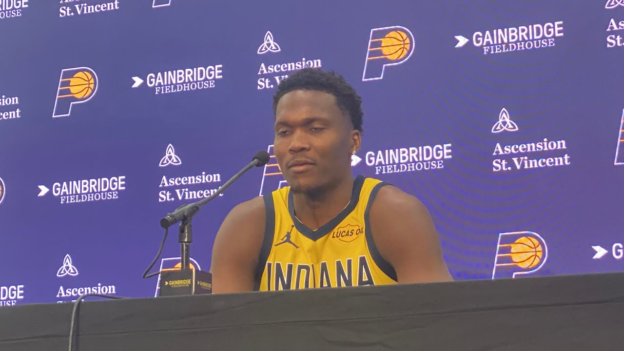 Интервью с Беннедиктом Матюрином в рамках пресс-конференции Indiana Pacers 2025 года