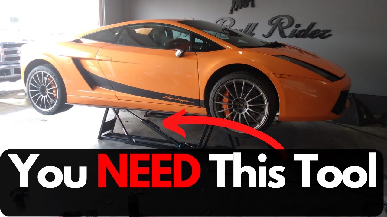 The GAME CHANGER Tool For The Lamborghini Gallardo Superleggera | QuickJack TLX 5000 Portable Lift