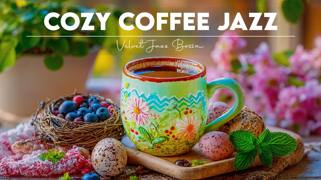 Cozy Coffee Jazz ☕☀️ Gentle Morning Jazz & Positive Bossa Nova Piano for Good Day