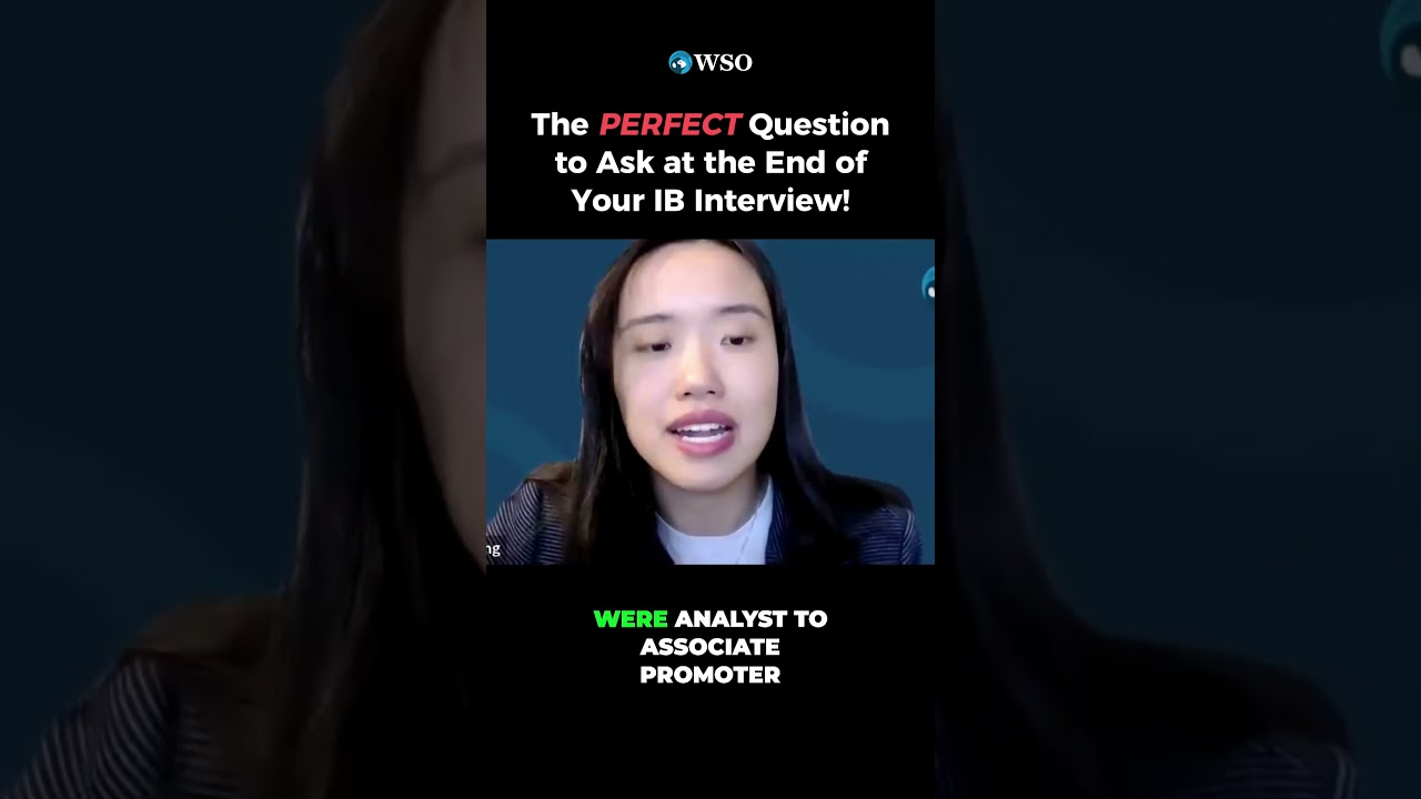 ИДЕАЛЬНЫЙ вопрос, который следует задать в конце собеседования в инвестиционном банке!