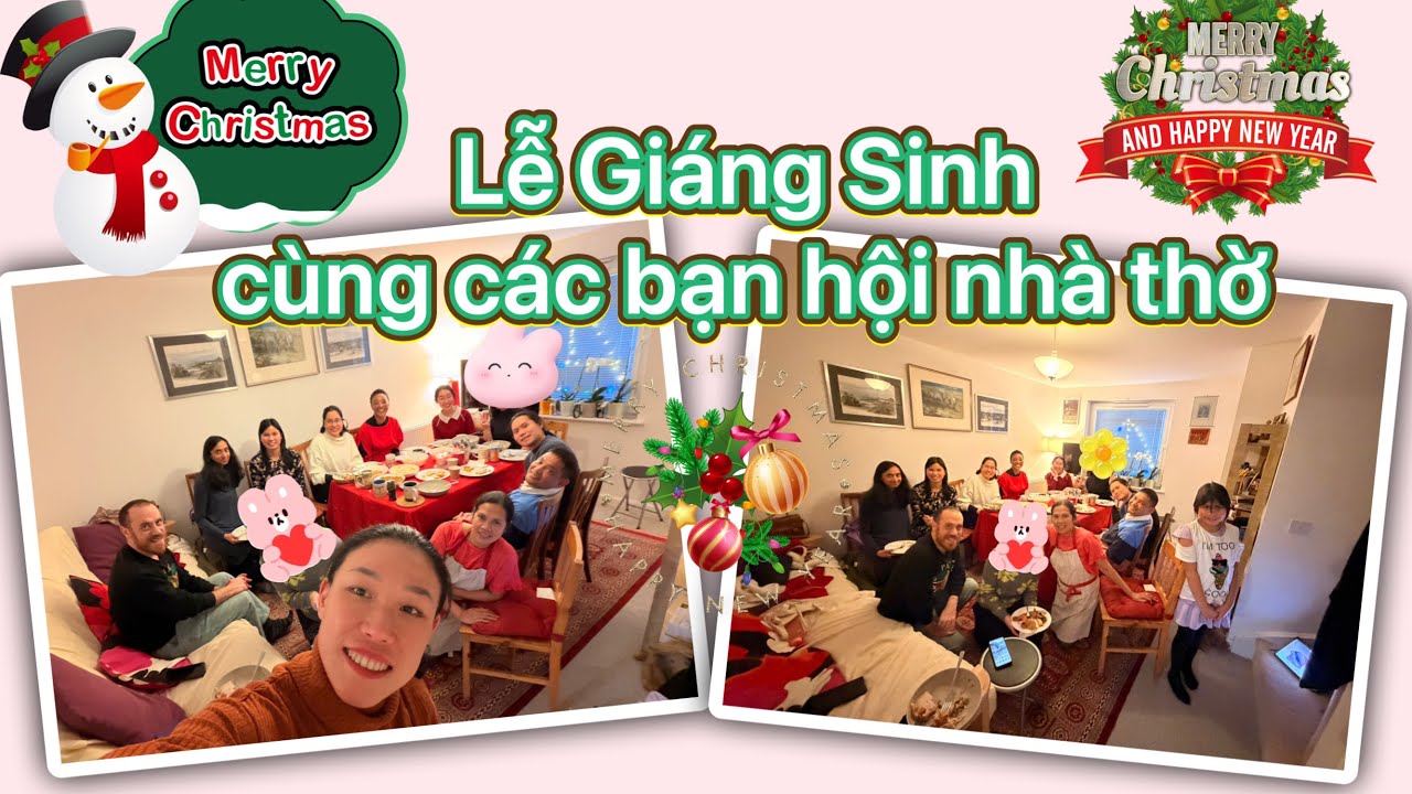 Trip ÉDIMBOURG🏴󠁧󠁢󠁳󠁣󠁴󠁿:||1070|| Tụ Tập Ăn Lễ Giáng Sinh cùng Các Bạn trong Nhà Thờ 