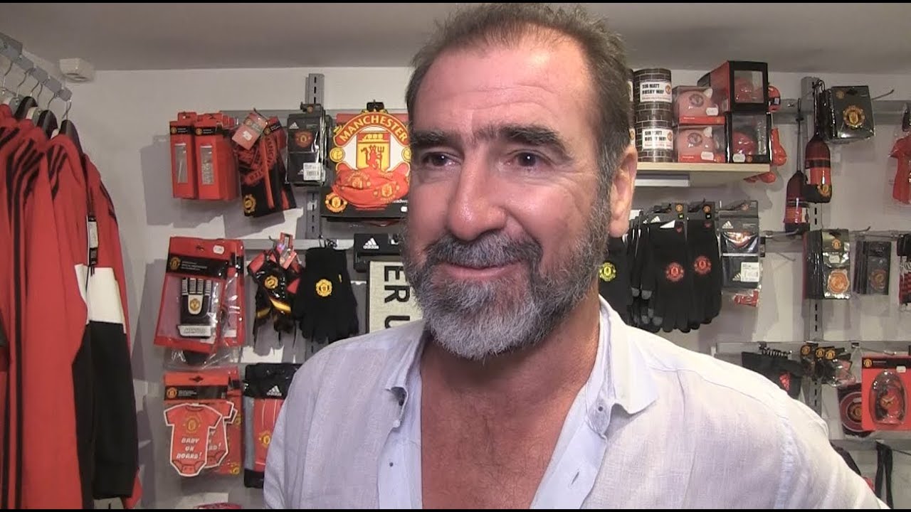 Manchester United-legend Cantona in Lyngdal