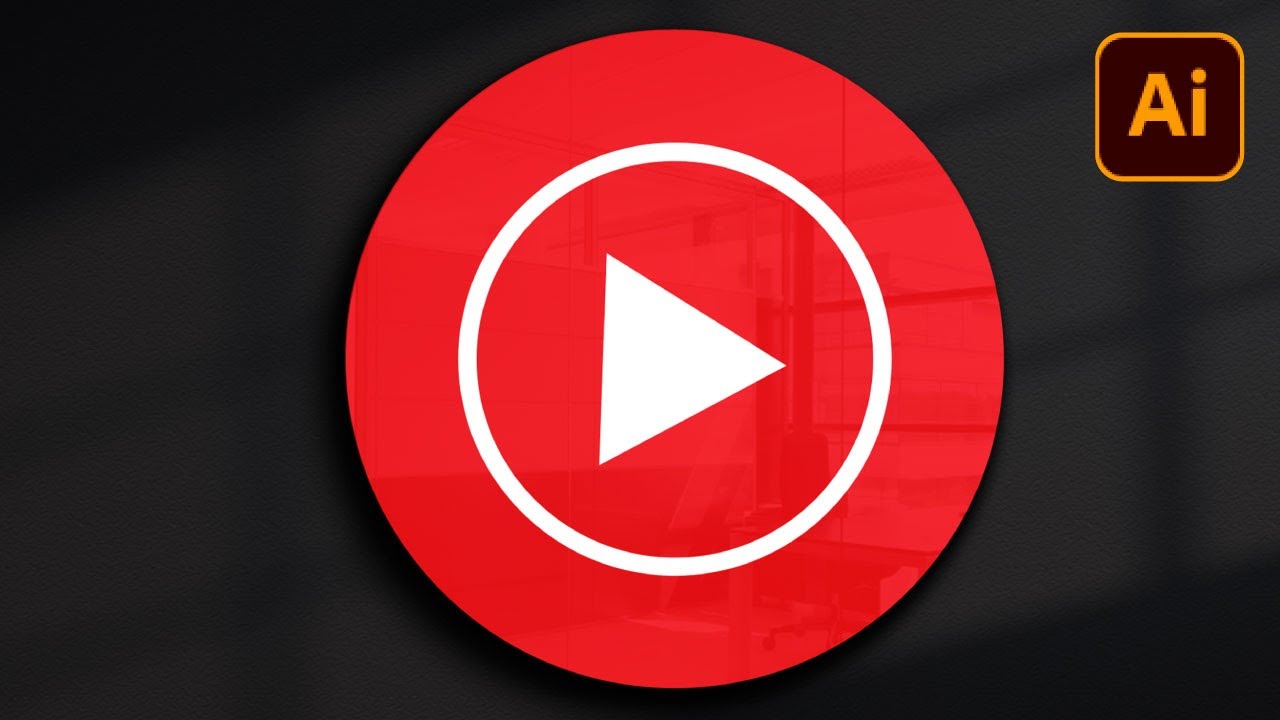 Design YT Music Logo In 1 Minute! - Adobe Illustrator 2024 // Beauty Akhter Graphics Designer