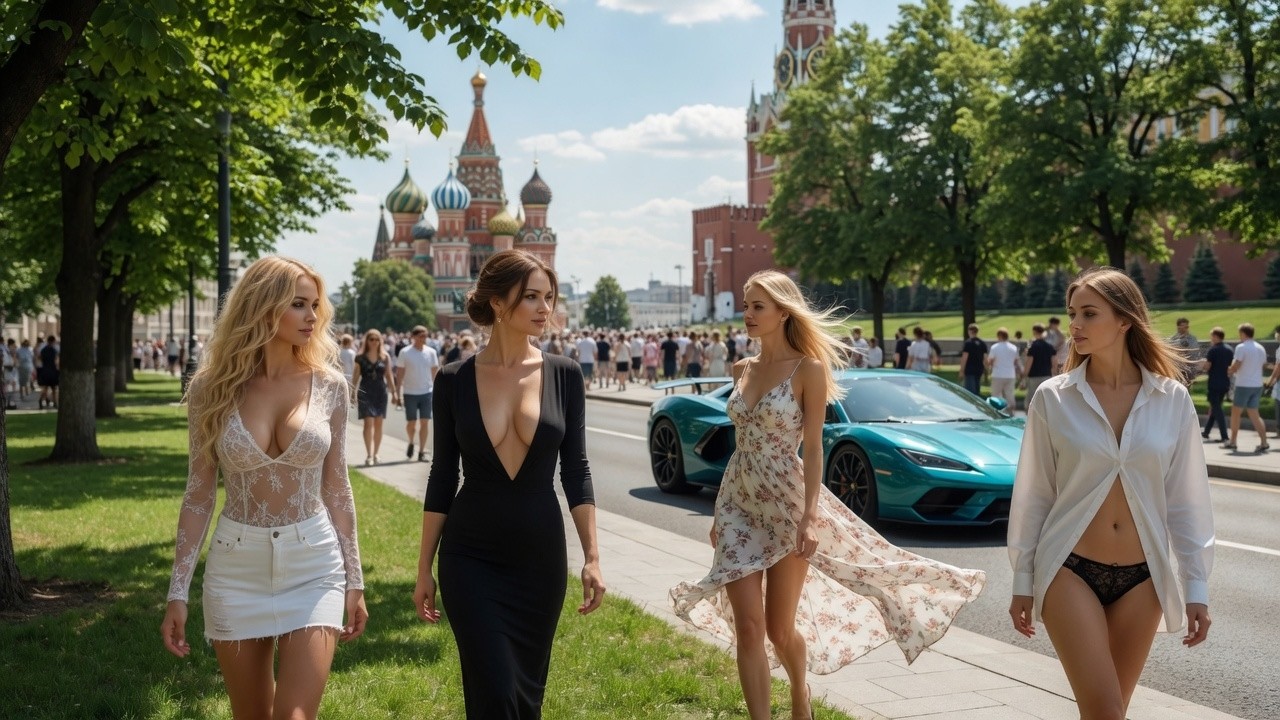🔥 Discovering the Real Moscow 🇷🇺 Streets, Style & Russian Girls &bull; 4K HDR
