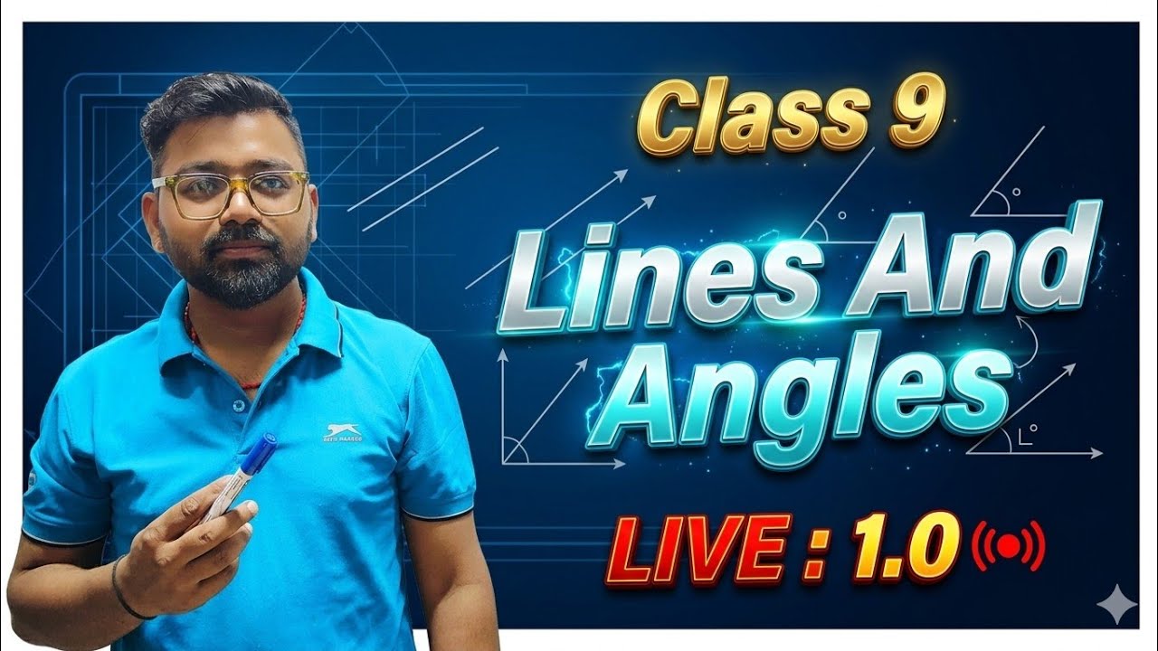 Lines and Angles in One Shot Marathon l Class 9 l Chapter 6 by Narenn_Sir