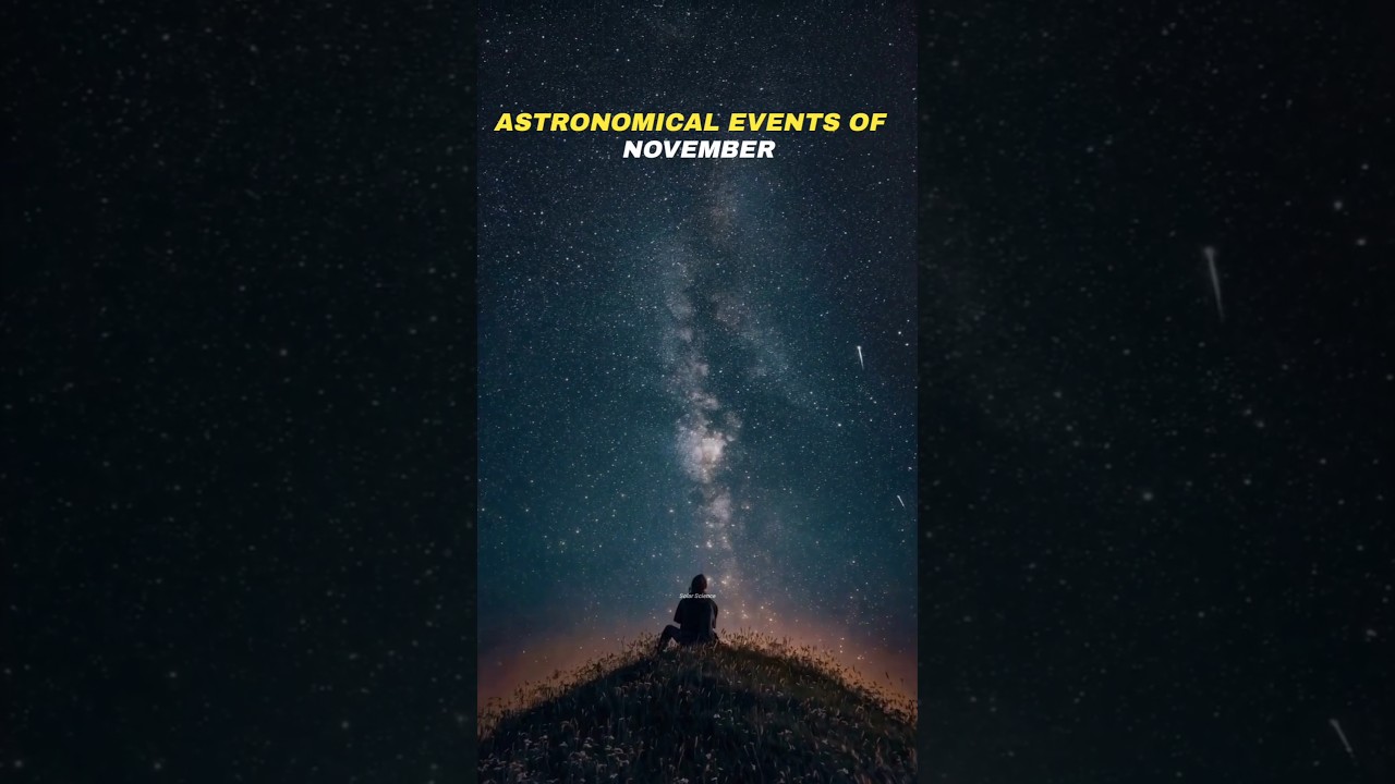 November Astronomical Event is Coming 🤩💀 #space #moon #shorts #astronomy #science