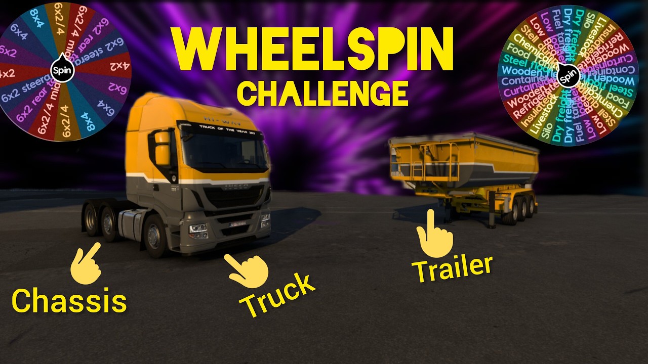 Euro Truck Simulator 2, But Wheelspin Picks My Truck