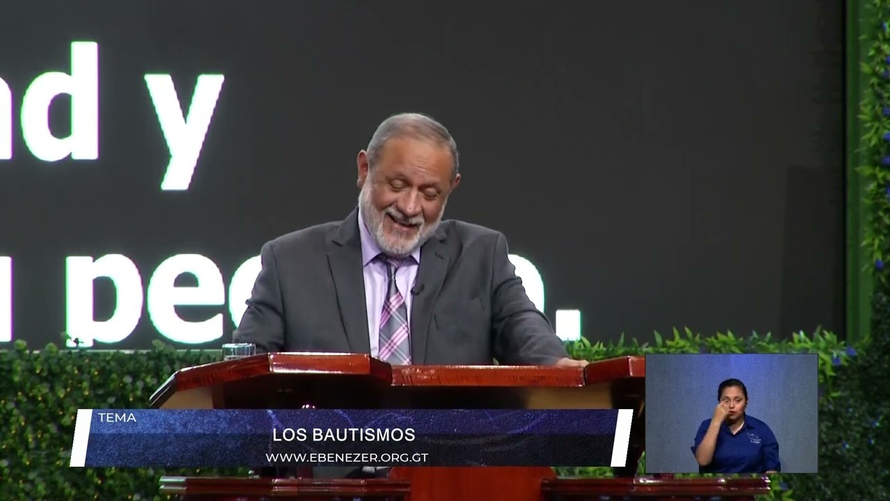 Los bautismos parte III - Apóstol Sergio Enríquez - 4.° Servicio Domingo 24/04/2022