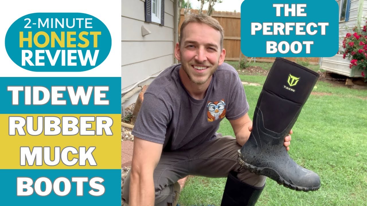 Tidewe Rubber Muck Boots (2-Min Honest Review)