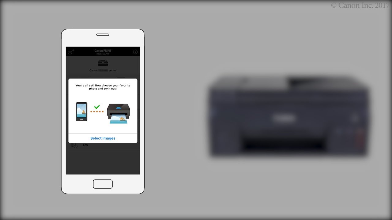 Вывод на печать со смартфона (iOS) - 2/2 (G4010 series)