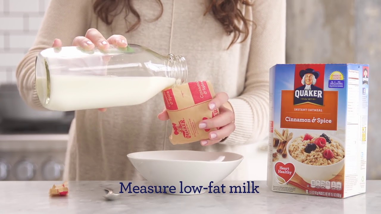 How to Make Instant Oatmeal   Quaker