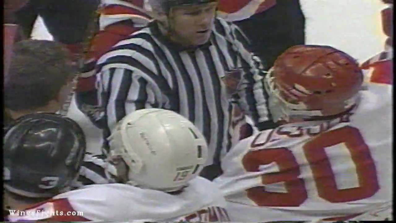 Chris Osgood makes huge save & gets into Scrum